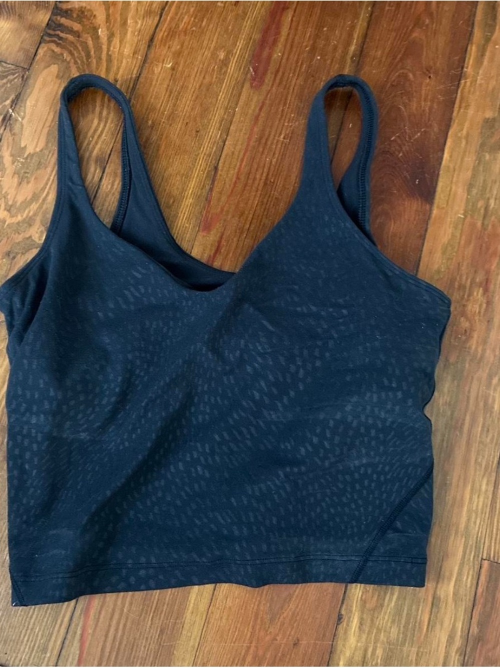 Black lulu align tank top